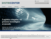 Tablet Screenshot of districenter.es